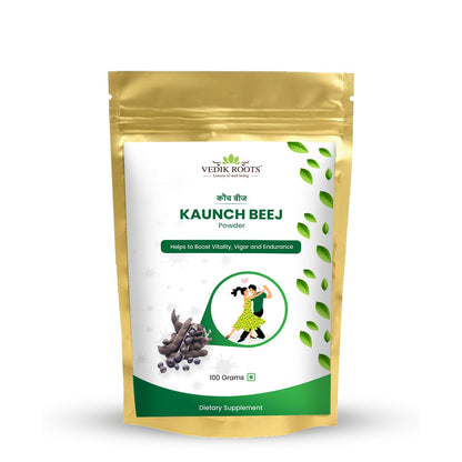 Kaunch Beej Powder - Tap Into The Power Of Ayurveda For Increased Strength And Stamina 100Gm (Pack of 1)