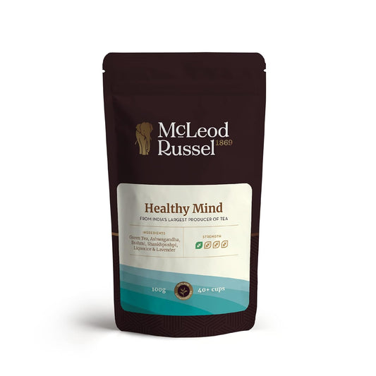 McLeod Russel 1869 – Healthy Mind | 100g | Long Leaf Green Tea | Memory-Booster | Stress Relief | 40+ Cups