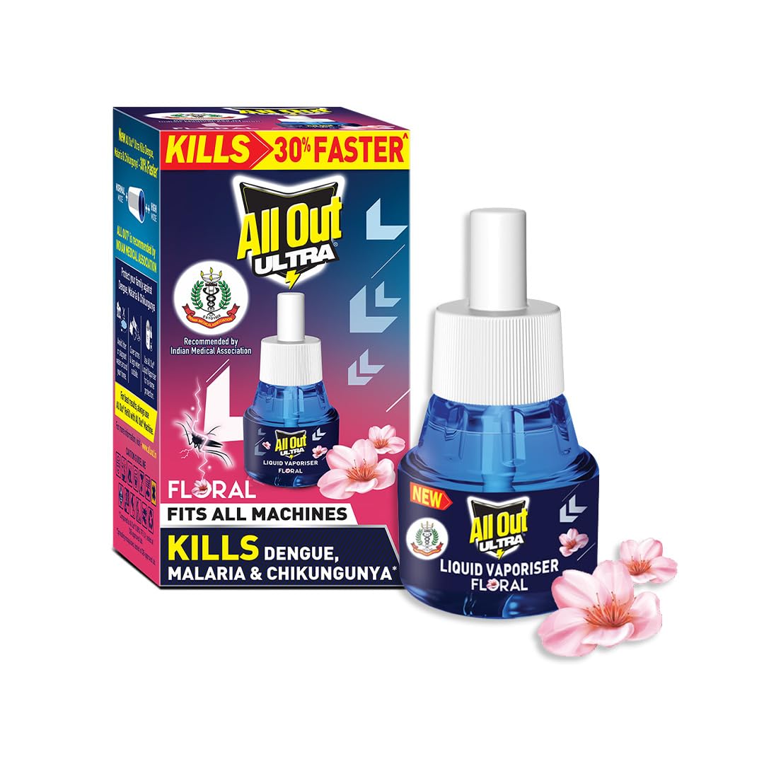 All Out Ultra Power+ Floral Fragrance (Single Refill) 45ML