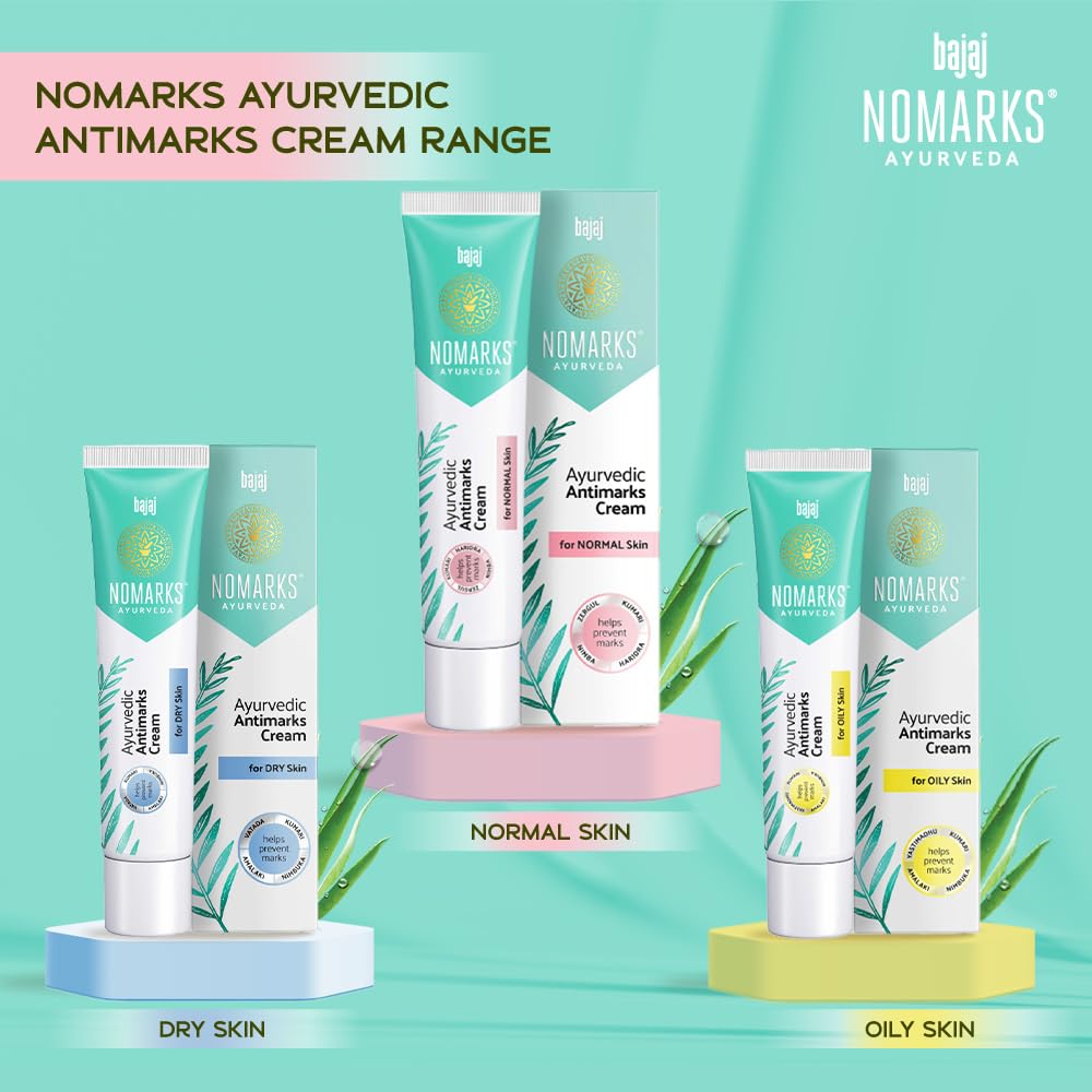 Bajaj Nomarks Ayurveda Cream for Normal Skin,25gm