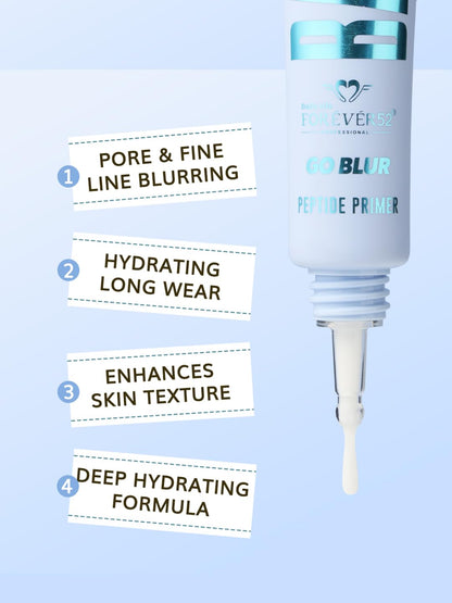 Daily Life Forever52 Baselab Go Blur Peptide Primer | Minimizes Pores & Fine Lines, Hydrating & Smoothing Makeup Base with Multi-Peptides, Hyaluronic Acid & Vitamin E for Flawless Skin