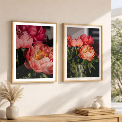 Set of 2 wall art paintings for living room & wall painting for bedroom wall decor - (10x13 Inch framed poster, Paintings for home decor)