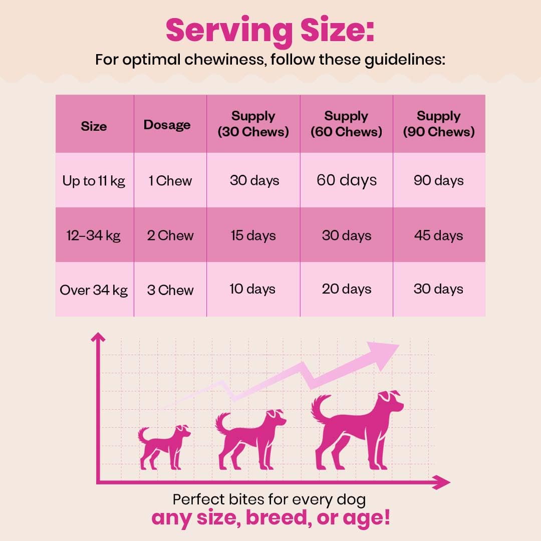 Probiotic Soft Chews Supplement for Dogs | Six Probiotic Strains for Gut Health & Digestion | Chicken Flavor | Supports Immune Function | 30 Soft Chews