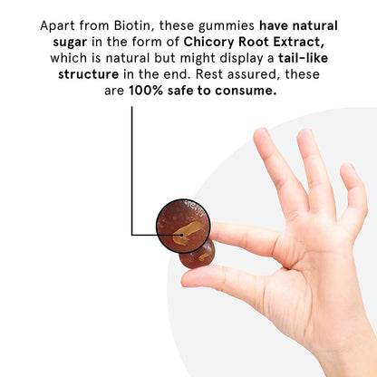 Man Matters Biotin Hair Gummies (30N) | No Added Sugar | With Biotin, DHT Blockers, Vitamin A, C, E, Zinc & Fibre | For Healthy & Strong Hair | Strawberry Flavour | 100% Veg & Gut Friendly