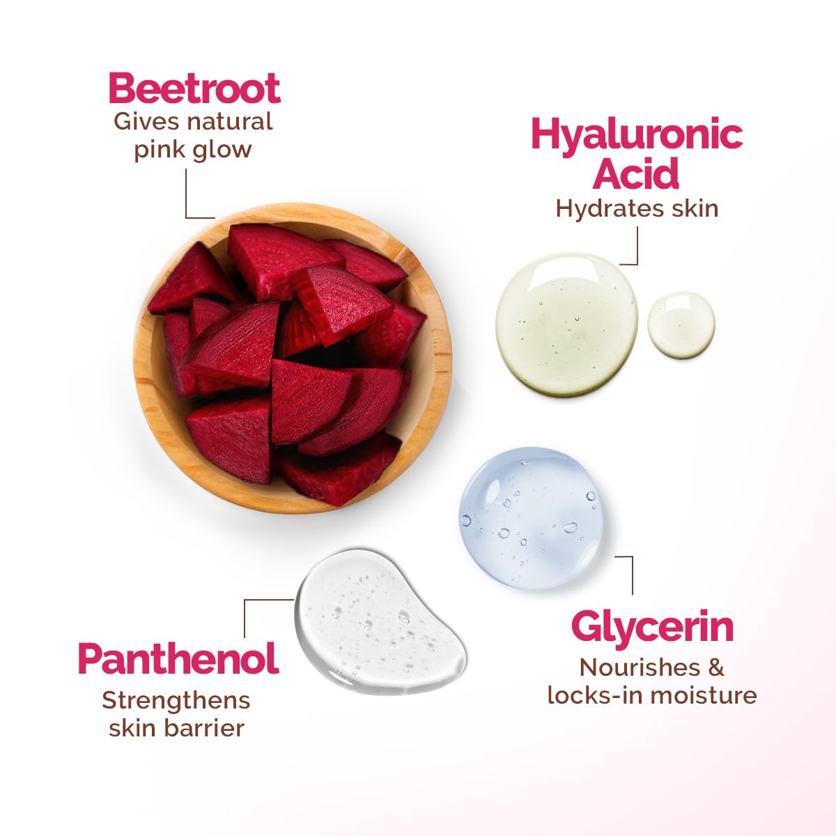 Mamaearth Beetroot Hydraful Face Pack with Beetroot & Hyaluronic Acid for All Skin Types - 200 g | Natural DIY-like Texture | Gives Hydrated Pink Glow | Crafted with Beetroot & Hyaluronic Acid | Free from Harmful Chemicals