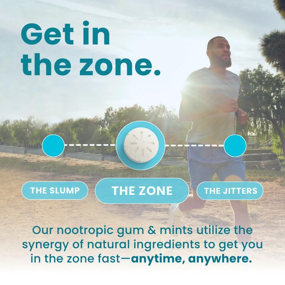 NeuroGum Energy Caffeine Mints - Sugar Free with L-theanine