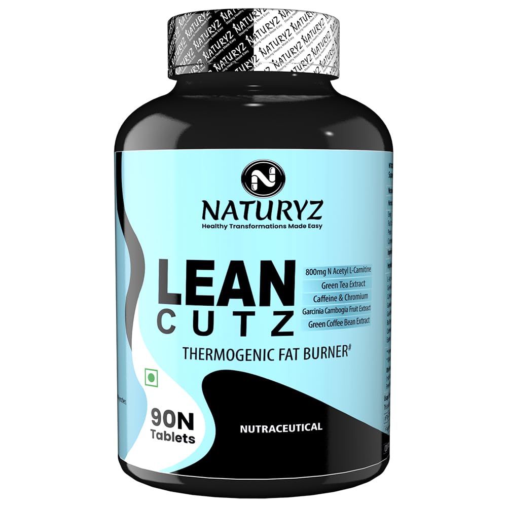 Naturyz Lean Cutz supplement bottle on a white background