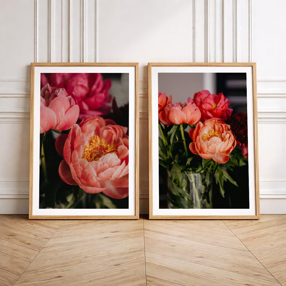 Set of 2 wall art paintings for living room & wall painting for bedroom wall decor - (10x13 Inch framed poster, Paintings for home decor)
