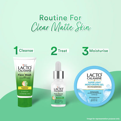 Lacto Calamine 2% Salicylic Acid Face Serum | 30ml | Face Serum For Acne, Blackheads, Oil control, Open Pores & Clear Skin | Dermatologically Tested & Fragrance Free