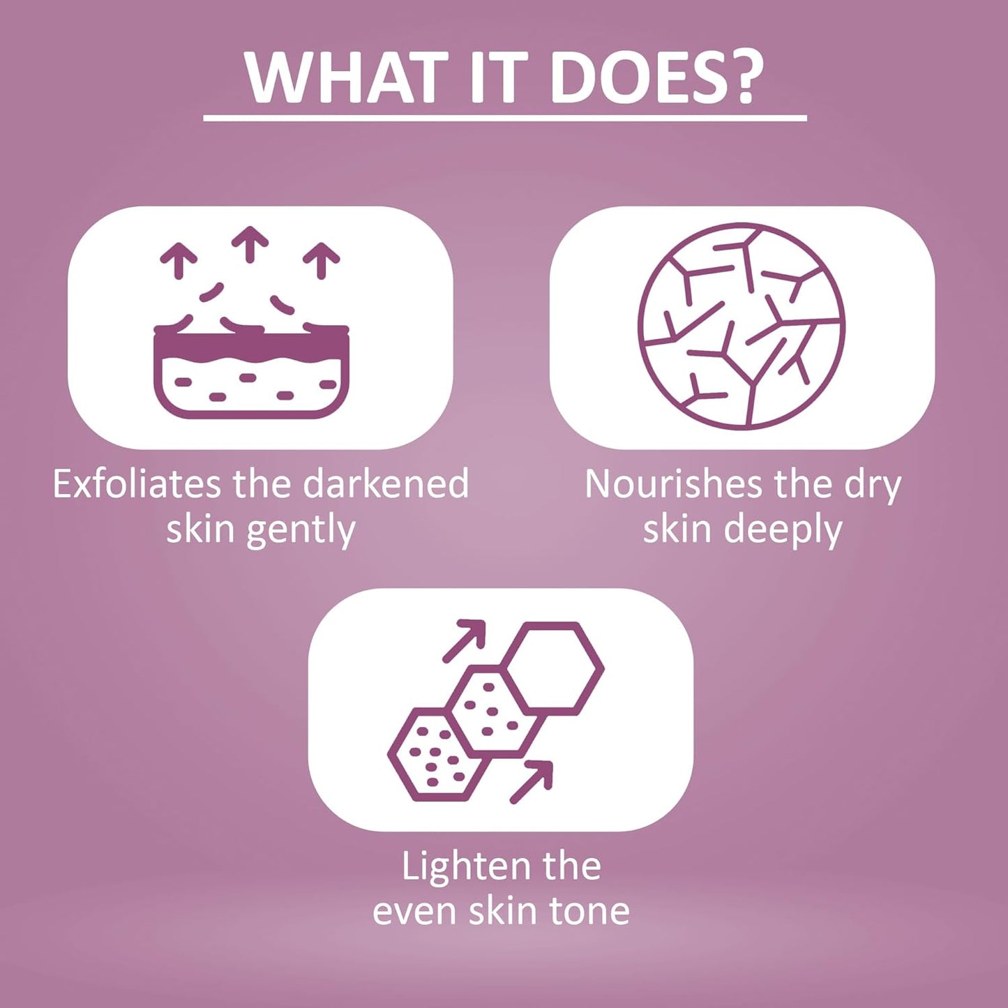 Neck & Back Cream | Exfoliating & Brightening Cream for neck, ankles, knuckles, Armpits, Thighs, Elbows | For Men & Women (30g)