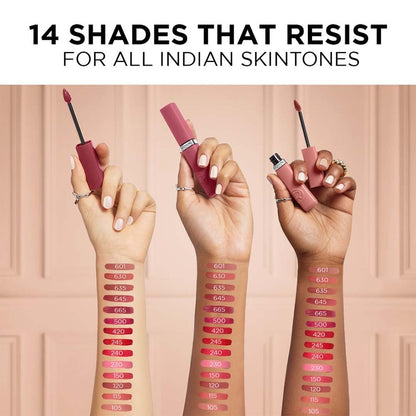L’Oreal Paris Infallible Matte Resistance Liquid Lipstick- 601 Worth It, 5ml