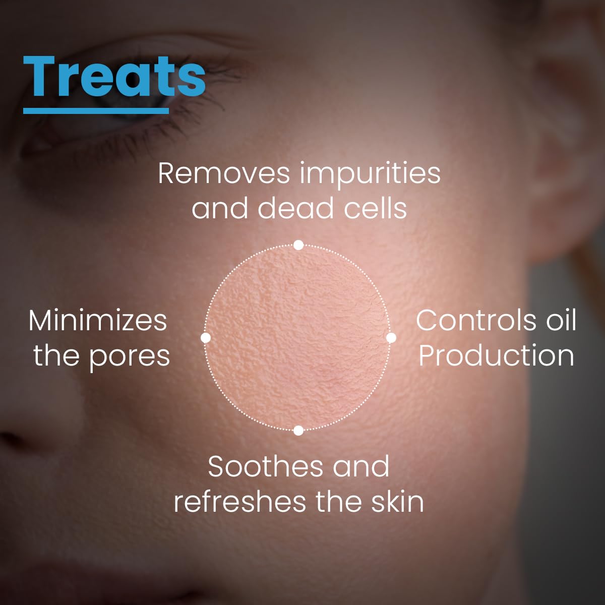 FCL Face Toner, minimizes enlarged pores, exfoliates impurities, refreshes the skin, reduces inflammation, controls oil production, imparts glowing skin, suitable for all skin types, 100ml