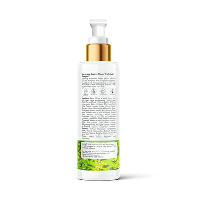 Kapiva Dandruff Control Neem Triphaladi Shampoo | Helps to reduce mild to heavy dandruff in 1 month
