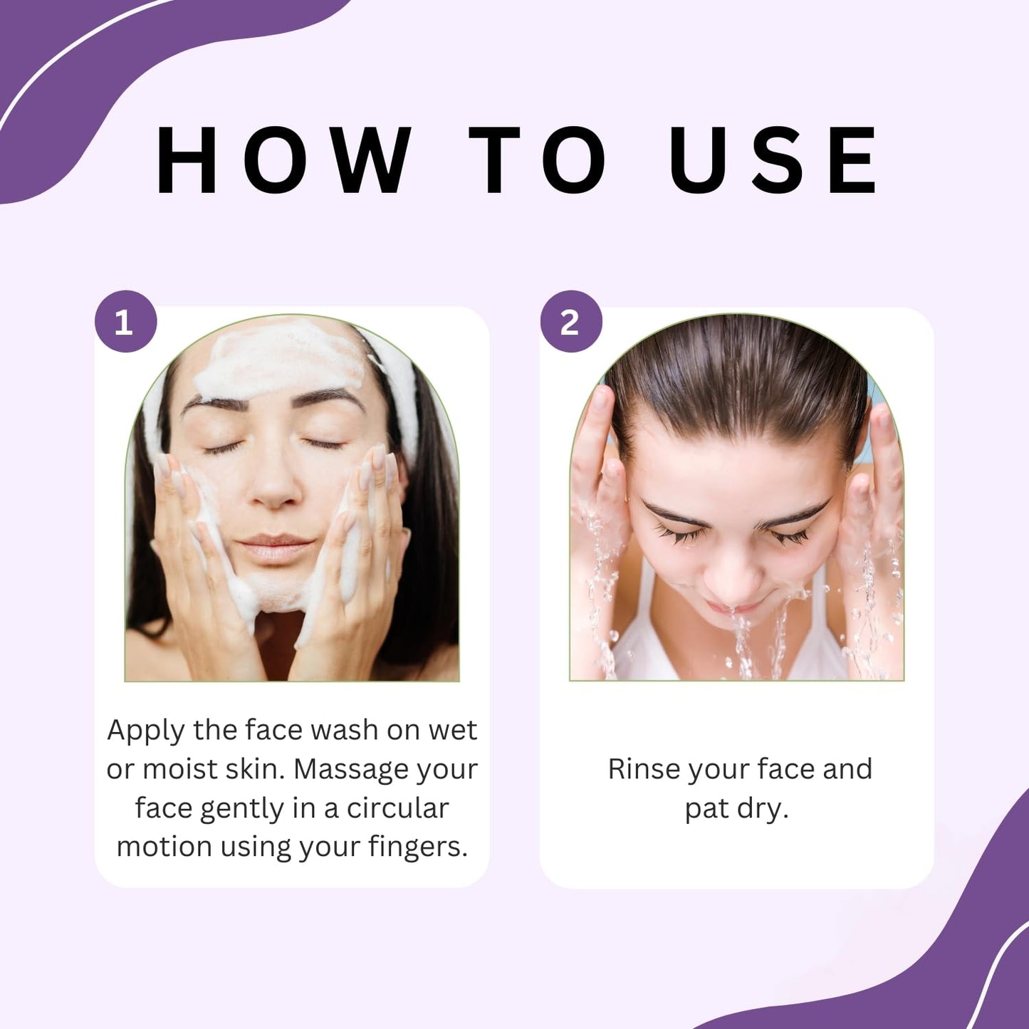 Aroma Treasures Lavender Face Wash for Men & Women | Gentle Daily Cleanser with Neroli, Rosewood & Petitgrain Oils | Acne Control, Oil Balance & Refreshing Glow Facewash – 100ml