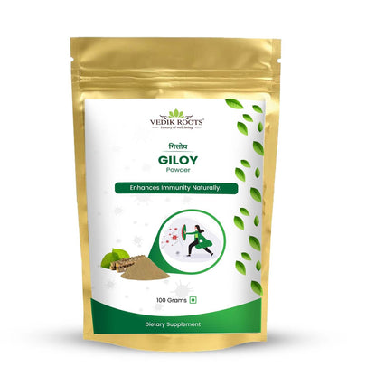 Natural Organic Guduchi Powder/Giloy Powder - For Men & Women, (Pack of 1)