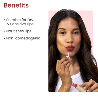 Earth Rhythm Airy Weary Lipstick – Eroso | Moisturize Dry chapped Lips,Matte Finish | Hyaluronic Acid, Jojoba Seed Oil, Lotus extract – 3.5g