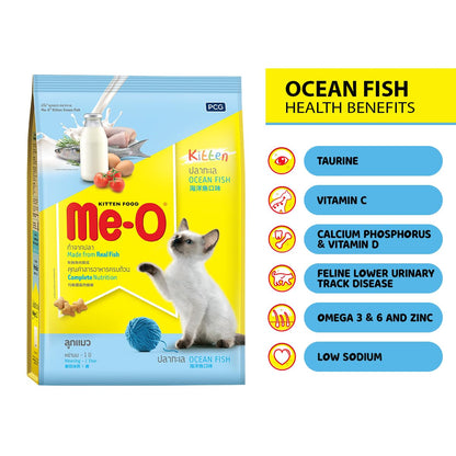 Me-O Kitten Dry Cat Food (Ocean Fish ) 1.1 Kg