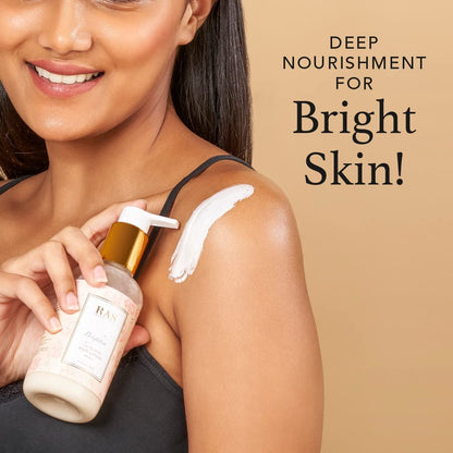 RAS Luxury Oils Refresh Weightless Body Lotion, Wild Sage & Sea Salt; Decongests & Refreshes; Moisturises & Softens; 200ml