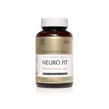 Neuro.Fit - Nervous System Support for Mood Balance & Focus Clarity | Ginkgo Biloba, Bacopa Whole Herb, Hypericum Perforatum | 40 Veg Capsules