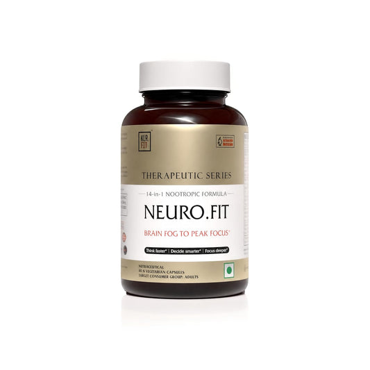 Neuro.Fit - Nervous System Support for Mood Balance & Focus Clarity | Ginkgo Biloba, Bacopa Whole Herb, Hypericum Perforatum | 40 Veg Capsules