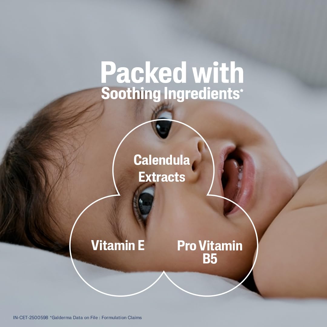 Cetaphil Baby Diaper Rash Cream with Organic Calendula 70 g | Soothes, Repairs & Protects from First Use | Zinc Oxide Barrier, Chamomile & Shea Butter | For Sensitive Baby Skin