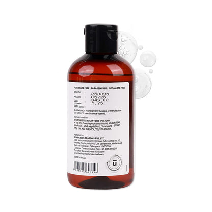 Underated 8% Glycolic Acid Toner for Skin with 1% Salicylic Acid, 1% GDL & AHA BHA PHA Formula | For Women & Men | For Oily & Acne Prone Skin | Face & Body Exfoliating Toner | 200 g