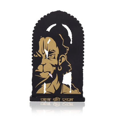 Metal Small Ram Lalla Idol Murti Ayodhya for Car Dashboard Home Decor,Home Temple Mandir Pooja, Gift, Car Dashboard (Black Height - 2.7 Inch)