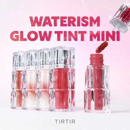 TIRTIR Waterism Tinted Lip Gloss, Kiss Ready Lipgloss, 12H Long Lasting Non Sticky Natural Tinted Glow Korean Multiuse Cheek and Lip Tint for Women gift, #18 CHERRID, 1.8g