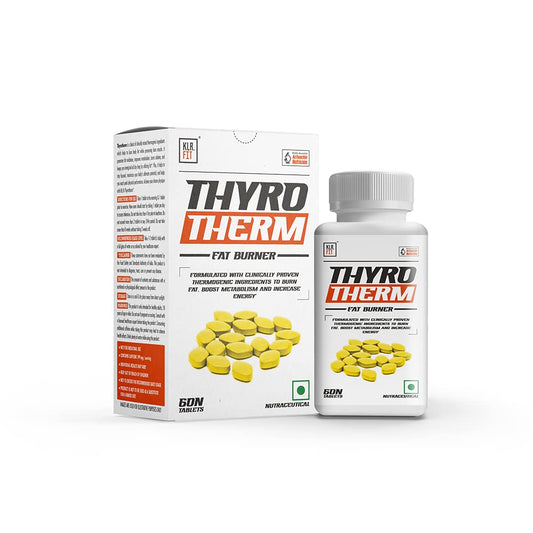 ThyroTherm Thermogenic Fat Burner Supplement for Improved Metabolism, Energy, Focus and Lean Muscle Tone I 60 Tablets