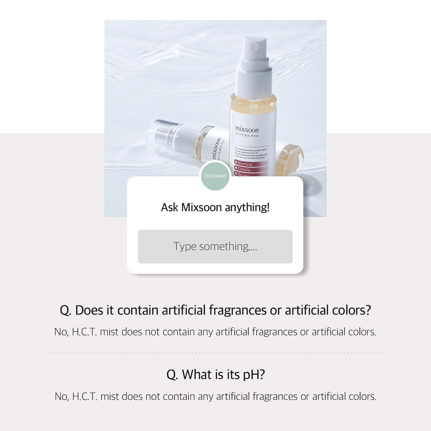 mixsoon H.C.T. Mist – Refreshing Hydration Mist for On-the-Go Skincare 50ml