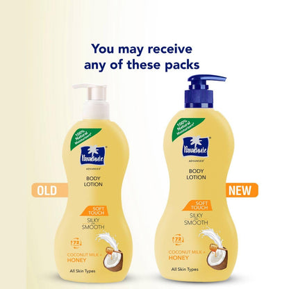 Parachute Advansed Honey Soft Body Lotion, With Honey, 100% Natural, Dry Skin Moisturizer, Silky Smooth Skin, 400ml
