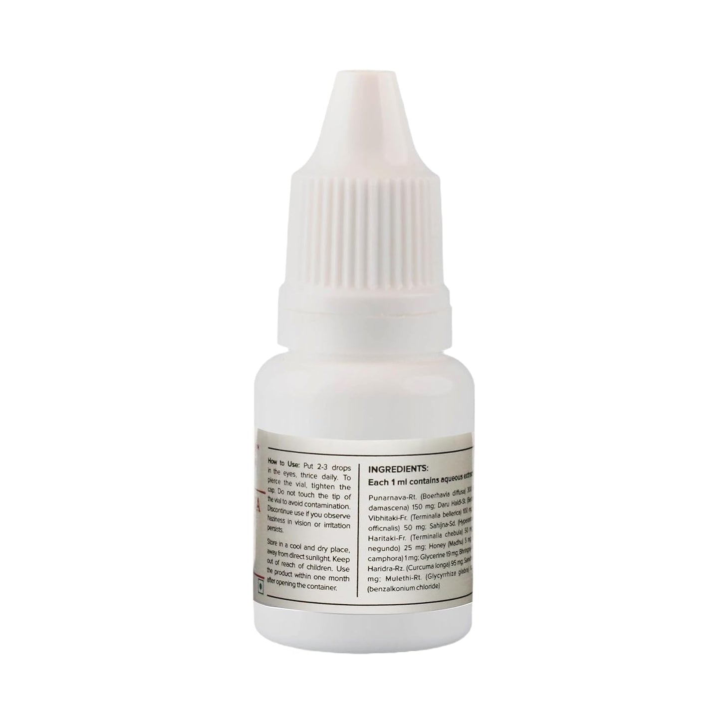 Jiva Ayunetra Eye Drops - 10ml | 100% Pure & Natural | Cleanses, Cools & Lubricates dry Eye's