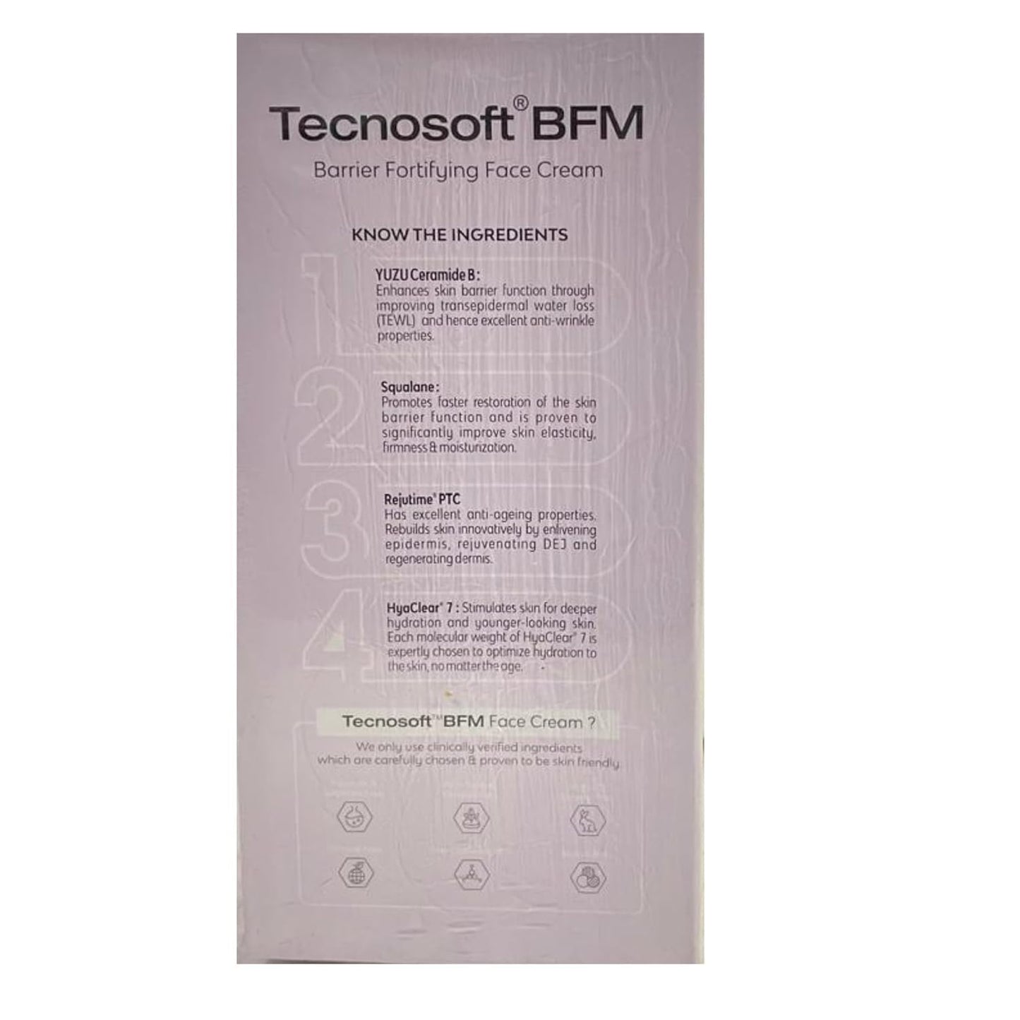 Dermashoap Tecnosoft BFM Face Cream – Strengthens Skin Lipid Barrier, Rebalances Microbiome, Deeply Moisturizes Dry Skin, Reduces Wrinkles And Fine Lines – 50gm