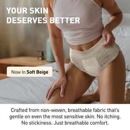 Sirona Disposable Period Panty for Girls & Women |S-M | Pack of 5 | 360° Coverage for Stress Free Periods | Leakage Protection for Heavy Flow | Rash Free | Super Absorbent with Comfortable Fit