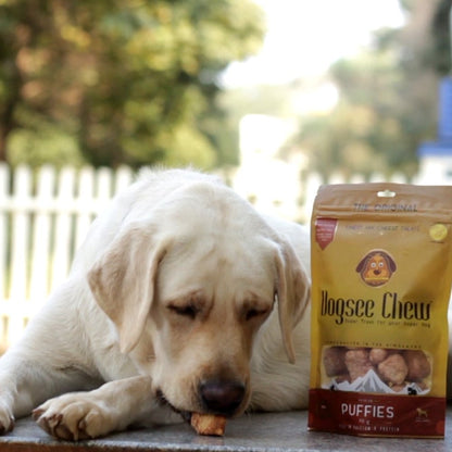 Dogsee Chew Puffies | 100% Natural Himalayan Yak Chews | Ideal Training Treats | Gluten-Free and Grain-Free Nutrition for Dogs of All Ages and Breeds - 70 Gm