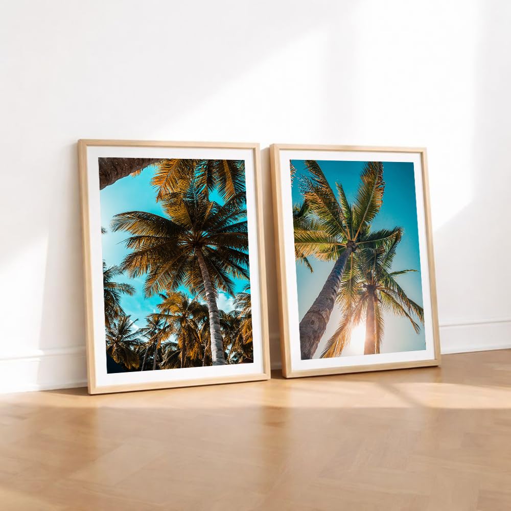 Set of 2 wall art paintings for living room & wall painting for bedroom wall decor - (10x13 Inch framed poster, Paintings for home decor)