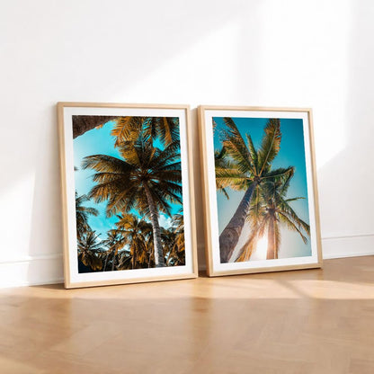 Set of 2 wall art paintings for living room & wall painting for bedroom wall decor - (10x13 Inch framed poster, Paintings for home decor)