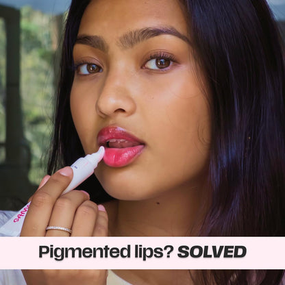Sammmm LOVE Moisturizing Lip Tint Oil(10g) | pH Reactive Lip Oils with Natural, Glossy Pink Finish | Long-Lasting And Non-Sticky Liptint Infused with Olive Oil & Vitamin E | Formulated for Young Skin