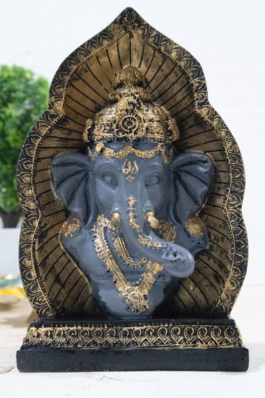 Beautiful Vinayak Ji | Shri Ganesh | Bhagwan Ganpati Statue Decorative Showpiece Gift Item Best for Home & Office Decor, Car Dashboard, Size - 6 x 6 x 15 cm (Cave Ganesha)