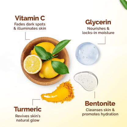 Mamaearth Vitamin C Daily Glow Face Pack with Vitamin C & Turmeric for Illuminating Skin - 100 g | Brightens Skin & Gives Natural Glow | Free From Harmful Chemicals