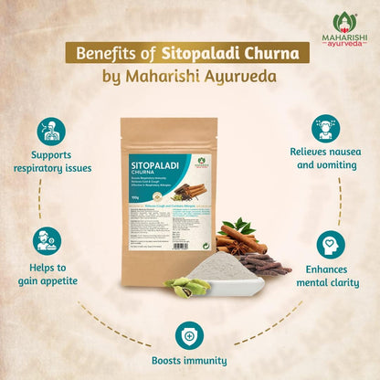 Zephivo Maharishi Ayurveda Sitopaladi Churna 100 gm
