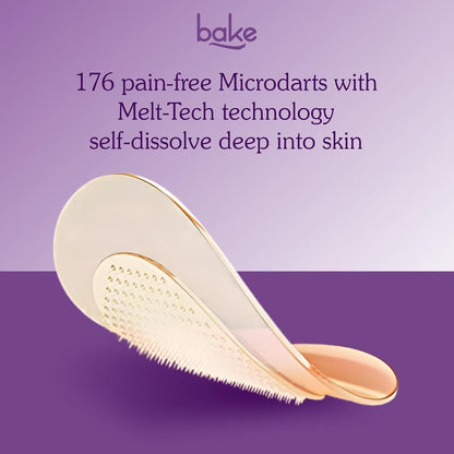 BAKE Micropoint Hydrocolloid Patches for Dark Spots with 2% Niacinamide, Salicylic Acid & Alpha Arbutin | For Acne Marks, Pigmentation, Dark Spots | 176 Melt-Tech Microneedles | Post Acne Breakouts & Dark Spots - 9 Patches