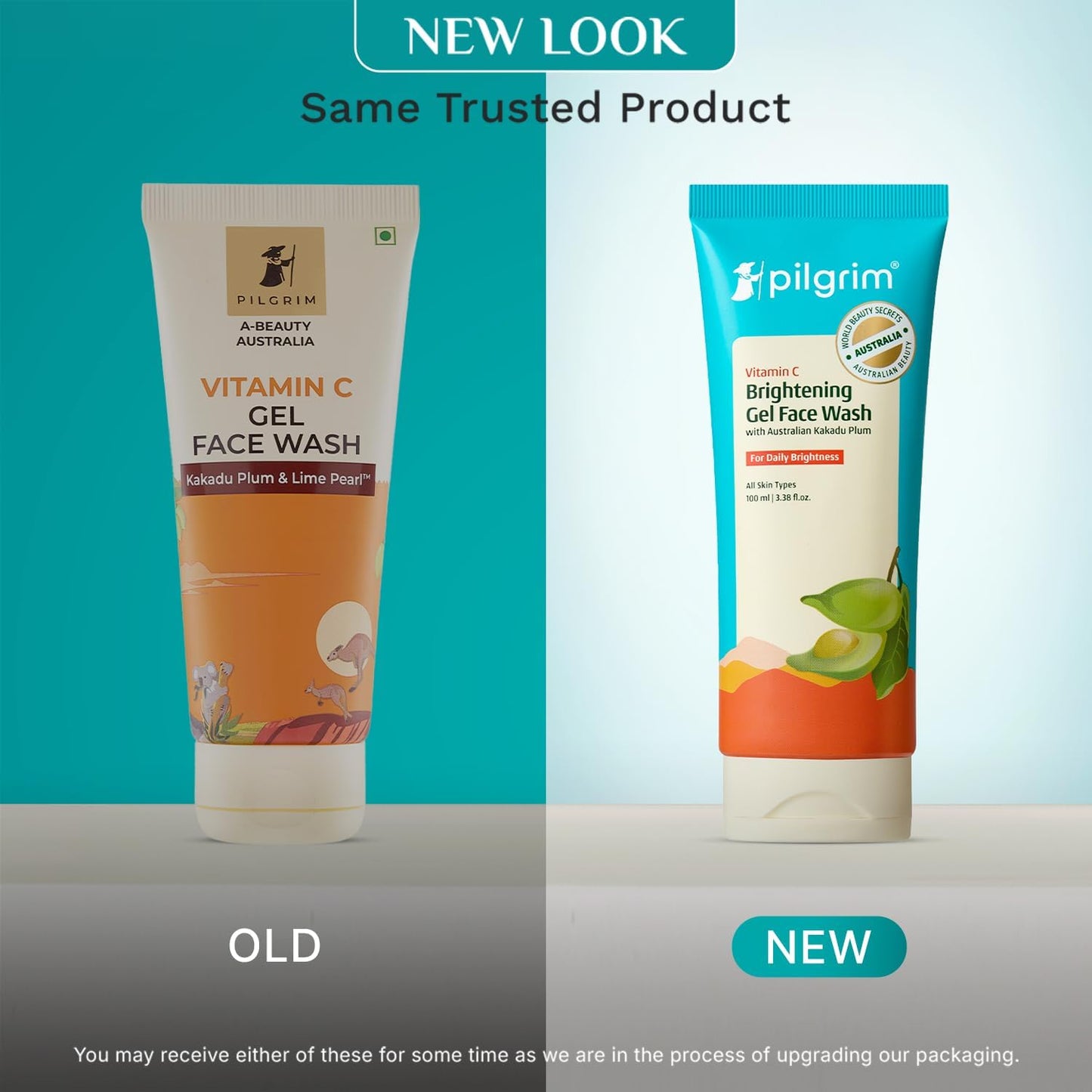 Pilgrim Australian Vitamin C Gel Face Wash for glowing skin with Kakadu Plum & Lime Pearl™ | Face wash for dry & radiant skin | Women & Men | 100 ml