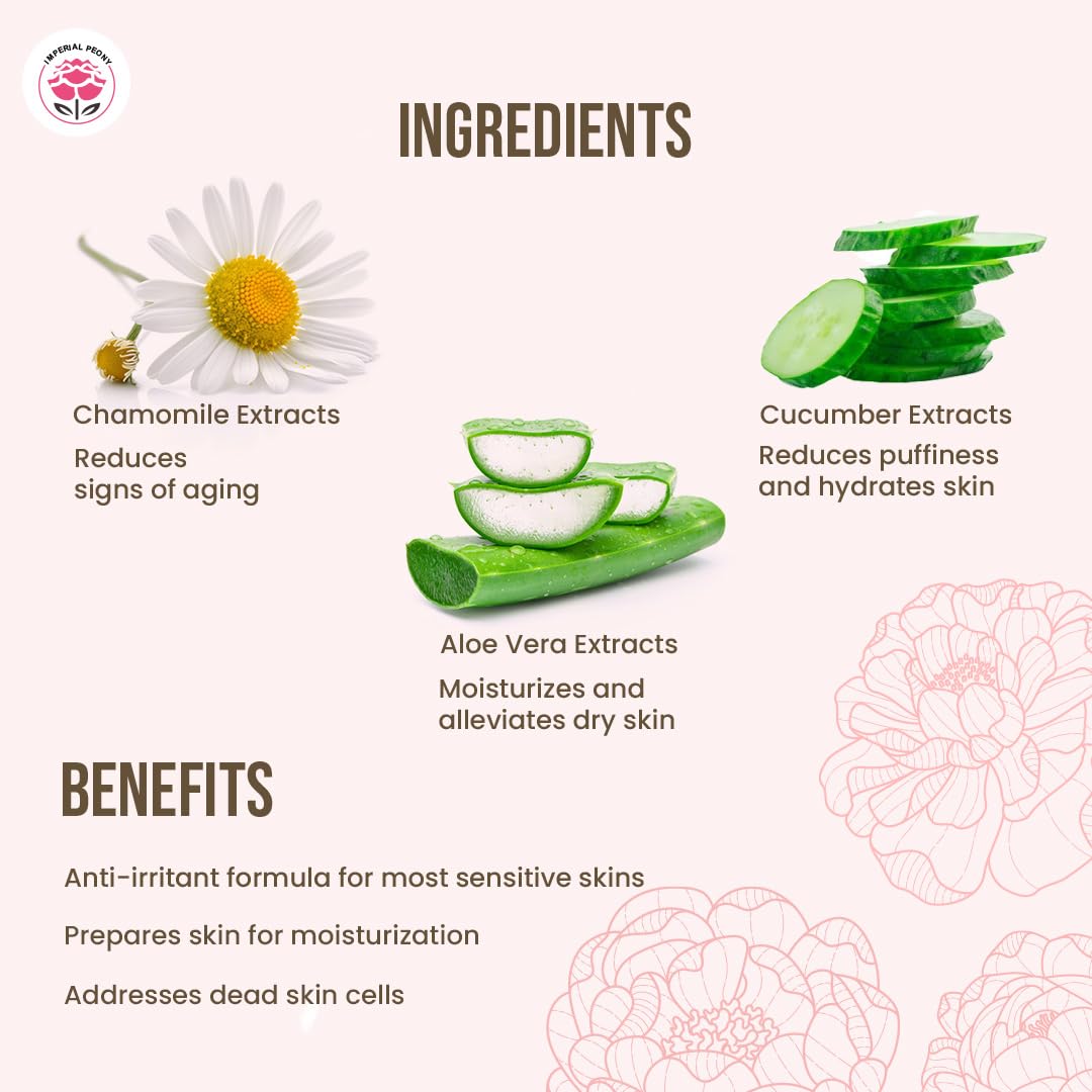Mitchell USA Flawless Lighten Up Glow toner | hydrating face toner with imperial peony petal, alpha arbutin and vitamin E | Korean-inspired pore tightening and brightening toner for glowing skin | for women and men | 100 ml