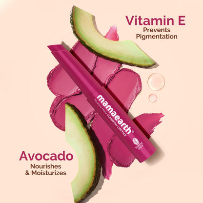 Mamaearth Moisture Matte Longstay Mini Lipstick with Avocado Oil & Vitamin E for 12 Hour Long Stay- 12 Berrylicious Magenta- 0.7 g