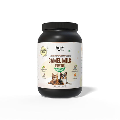 HYE FOODS Pets Supports Overall Body Growth with Camel Milk Powder for Dogs and Cats | 450 Gm
