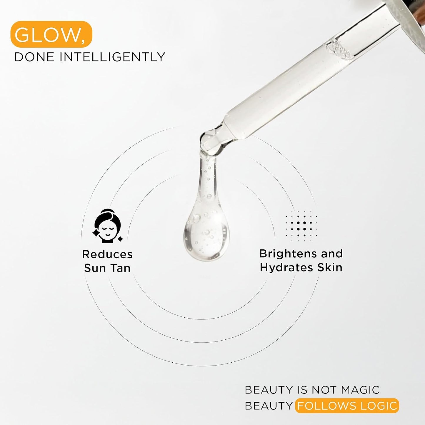 SKINQ Brightening Serum for Women with Licorice & Lactic Acid | Face Elixir for Tan, Pigmentation & Dark Spots | Exfoliates, Brightens & Softens | Helps Repair & Heal Sun-Damaged | 15ml