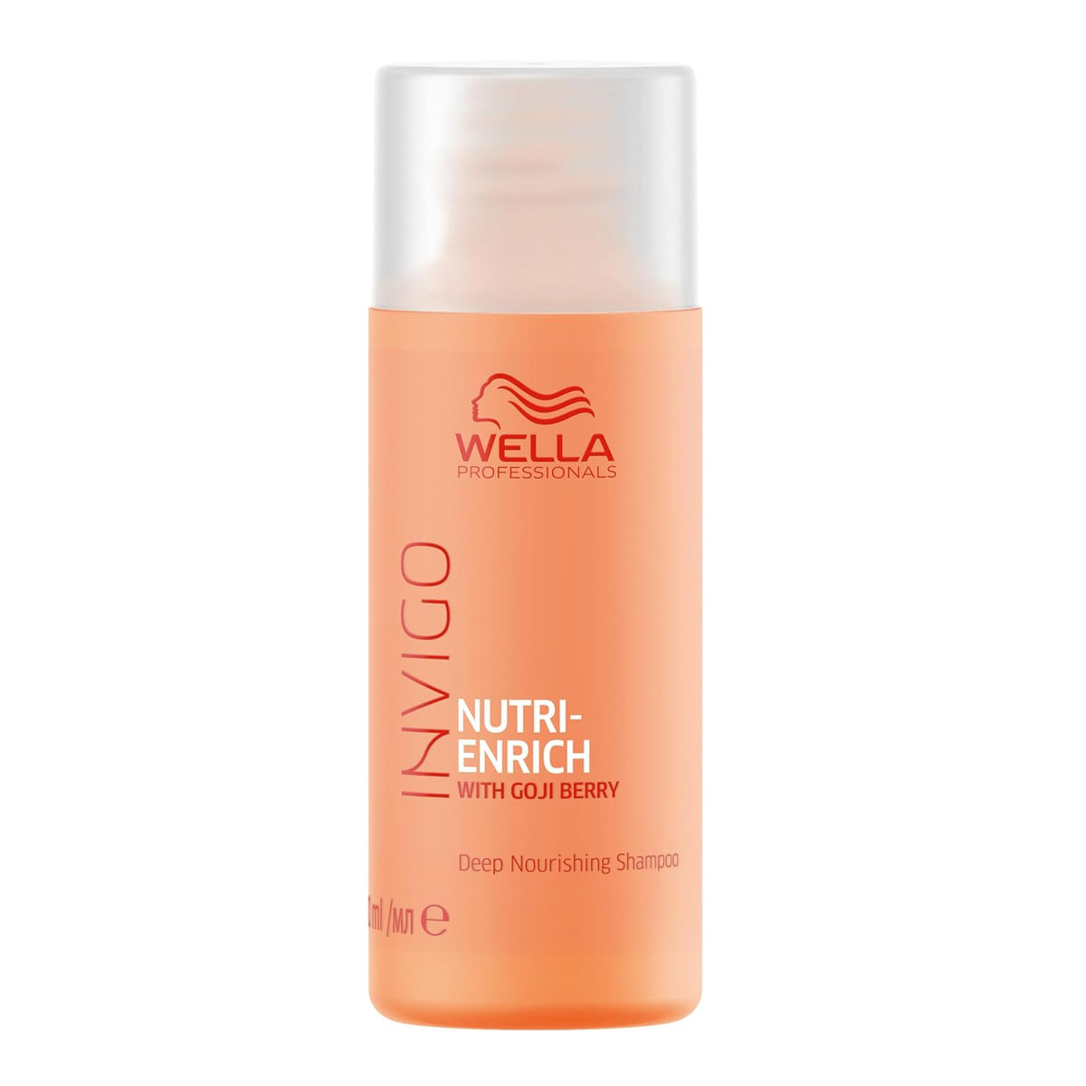 Wella Invigo Nutri-Enrich shampoo bottle on a white background