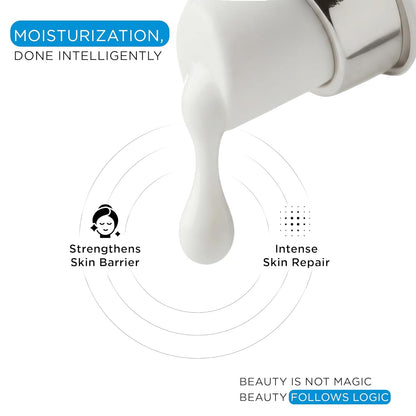 SKINQ Moisture Balm | Ceramide Face Moisturizer with Niacinamide & Shea Butter | Lightweight, Non-Sticky | In-Vivo Tested | Strengthens Skin Barrier | For All Skin Types | Dermat Formulated | 50ml