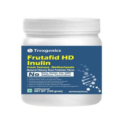 Trexgenics Frutafid HD Inulin container on a white background